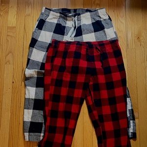 old navy plaid pajama pants